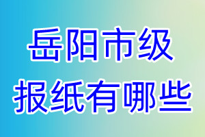 岳陽市級報(bào)紙有哪些