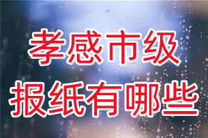 孝感市級報(bào)紙有哪些