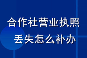 合作社營(yíng)業(yè)執(zhí)照丟失怎么補(bǔ)辦